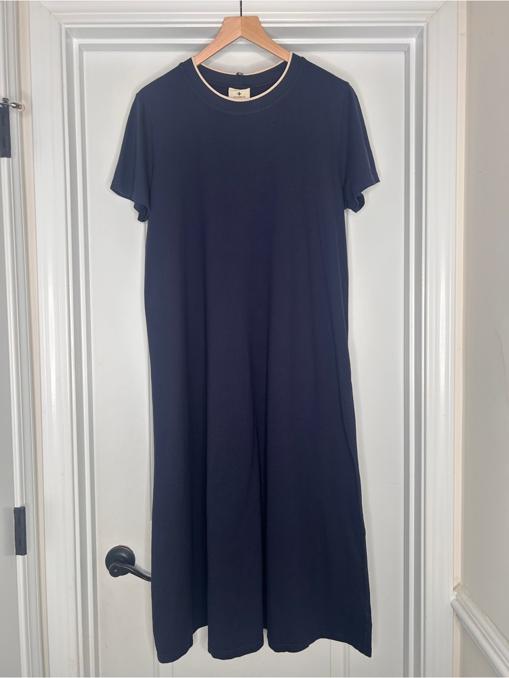 Tuckernuck Women’s Navy Margo Maxi Dress, Sz.XXL  Classic  Crew Tshirt Dress